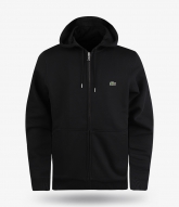[Lacoste]ZIP-UP HOOD BLACK..
