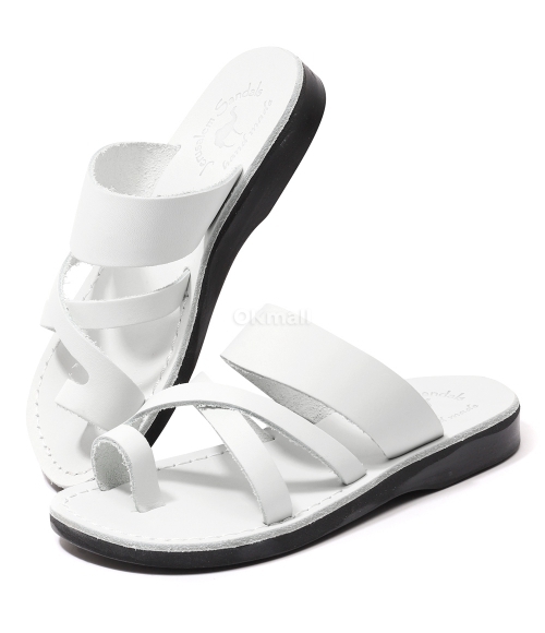 Jerusalem Sandals｜SANDALS (NO.1002 Abra Brown) Leather Women's Toe Loop Sandals - Abra Brown