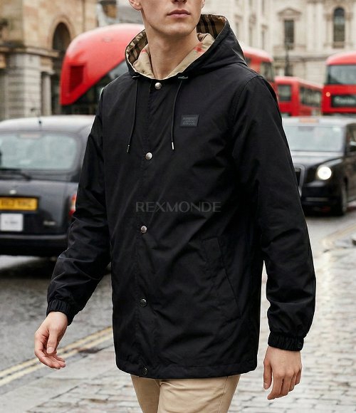 BURBERRY]Reversible Check Hooded Jacket (8043403) | 렉스몬드