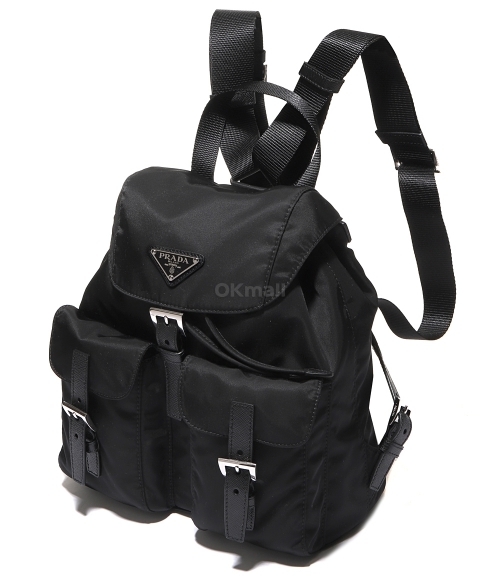 PRADA｜ (1BC204 QOM NZV F0632) Black Prada Re-Edition Saffiano leather mini-bag | PRADA
