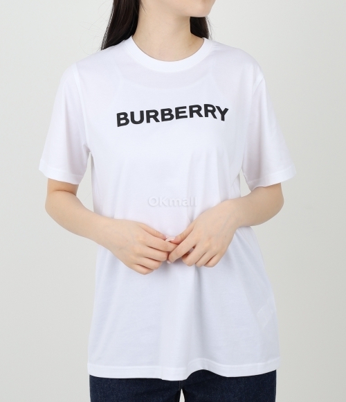 BURBERRY]Logo Print Cotton T-shirt (8056724) | 오케이몰