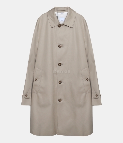 Burberry Cotton Gabardine Car Coat BURBERRY]Cotton Gabardine Car