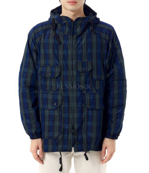 Engineered Garments]Atlantic Parka Blackwatch Crushed Taffeta