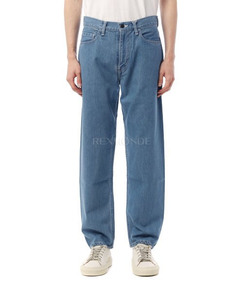 nanamica]5Pockets Straight Denim Pants - Indigo Bleach (SUCS305E