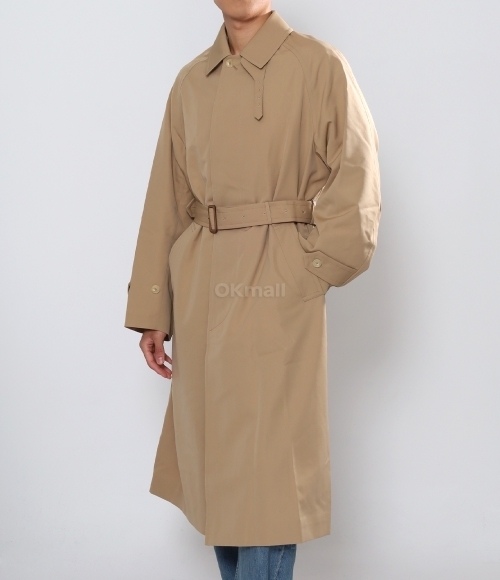 AURALEE]WOOL MAX CANVAS SOUTIEN COLLAR COAT (A23SC01WC LIGHT