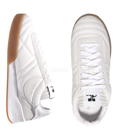 Courreges]CLUB 02 LEATHER SNEAKERS (223SSN006CR0023 0001