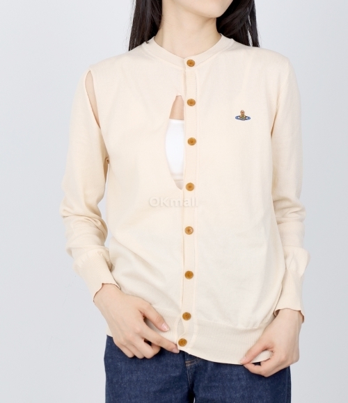 Vivienne Westwood]RIPPED CARDIGAN (3803001K Y000U A408) | 오케이몰