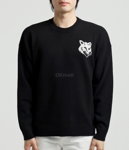 【送料&関税込】Maison KitsunAC Fox Head Intarsia Comfort Ca Maison Kitsune Mini Fox Head Intarsia Comfort Jumper