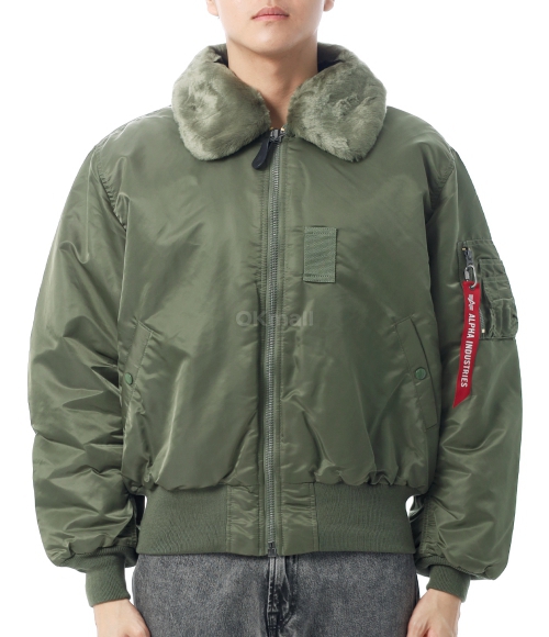 [Alpha Industries]B-15 FLIGHT JACKET (MJB23010C1 SAGE)