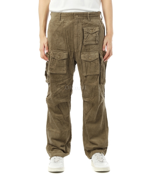 Engineered Garments]FA Pant B - Khaki Cotton 4.5W Corduroy
