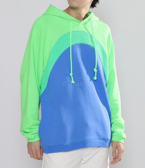 ERL]Rainbow Hoodie Knit - Blue (ERL07T023) | 오케이몰