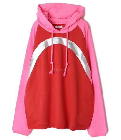 ERL]Rainbow Hoodie Knit - Pink (ERL07T033) | 오케이몰