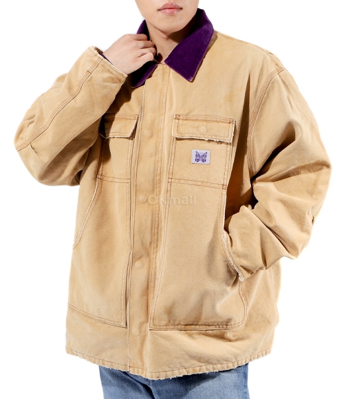 NEEDLES]Lumberjack Coat - 16oz Cotton Canvas BROWN (NS157) | 오케이몰