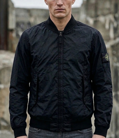 STONE ISLAND]41223 Membrana 3L TC Bomber Jacket (801541223 V0029