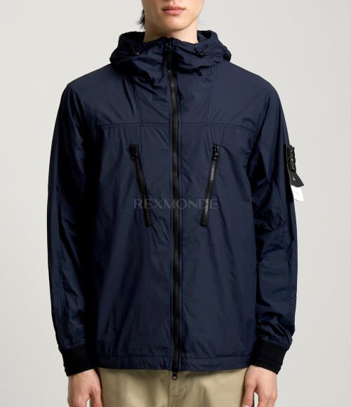 STONE ISLAND]40425 Skin Touch Nylon-TC Hooded Jacket_Packable
