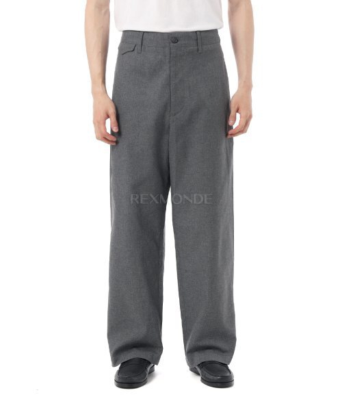 Engineered Garments]Officer Pant B - Grey PC Hopsack (24S1F036