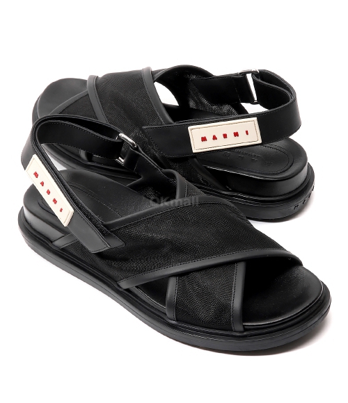 MARNI｜SANDALS (Strap Sandals (SAMR003901 PS679 00N99)) MARNI｜SANDALS (Strap Sandals (SAMR003901 PS679 00N99
