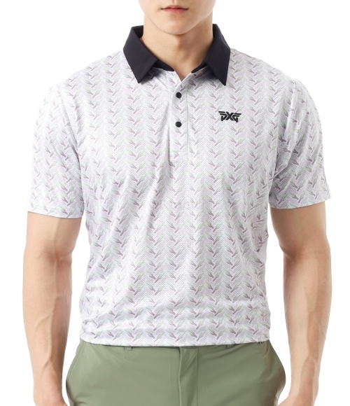 PXG]ATHLETIC FIT SAGUARO PERFORATED POLO (CM-MS23ATP1-48A) | 오케이몰