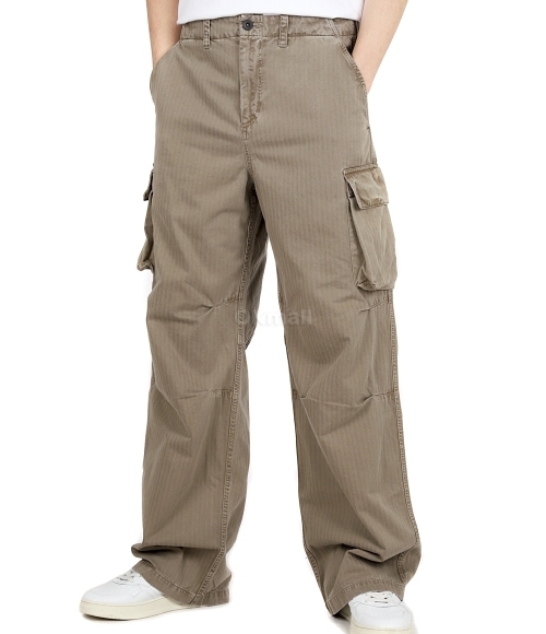 パンツ Our Legacy MOUNT CARGO Olive Herringbone Our Legacy - Mount Cargo Uniform Olive Herringbone