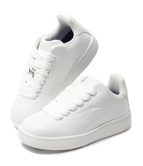 BURBERRY｜SNEAKERS (Leather Box Sneakers (8083326)) Burberry Leather Sneaker Box - White - Men | 8083326 | thebs.com