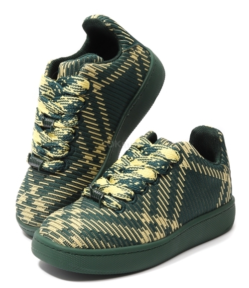 BURBERRY]checkered knit box sneakers (8081730) | 오케이몰