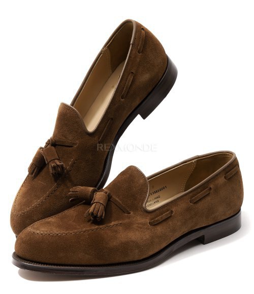 Crockett & Jones]Cavendish 2 - Polo Brown Calf Suede (29376A-J04L1