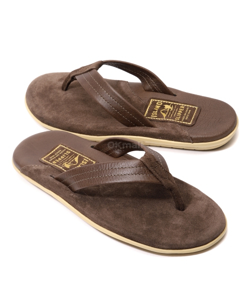  Slipper｜SLIPPERS (TWO TONE SUEDE THONG (PT205-PN Made in Hawaii | Classic Snake + Suede Thong Sandals
