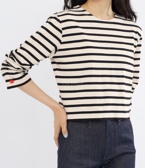 TORY BURCH｜ (SCRUNCHED SLEEVE T-SHIRT (160086-117)) Scrunched Sleeve T-Shirt: Women's Designer Tops | Tory Burch