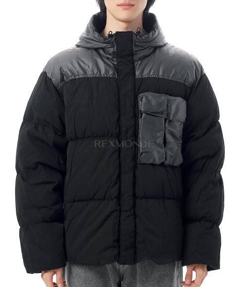 CP COMPANY]Eco Chrome-R Mixed Goggle Down Jacket(17CMOW032A