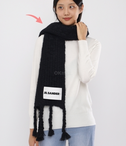 JIL SANDER｜ (Scarf (J47ZZ0119 J14731 105)) JIL SANDER]Scarf (J47ZZ0119 J14731 105) | 오케이몰
