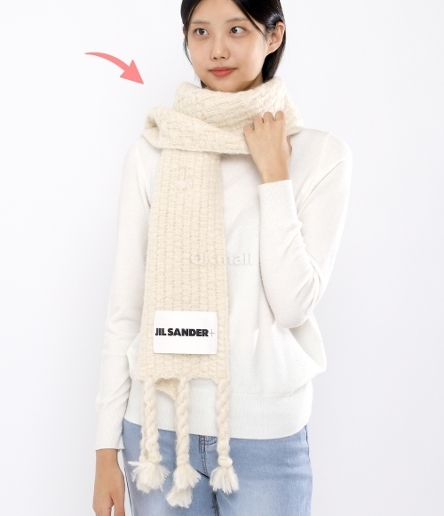 JIL SANDER｜ (Scarf (J47ZZ0119 J14731 105)) JIL SANDER]Scarf (J47ZZ0119 J14731 105) | 오케이몰