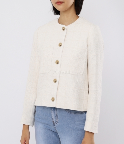 A.P.C｜JACKETS (VESTE STELLA (COHAF F02885 AAD)) Stella jacket | Heavyweight recycled checked tweed | A.P.C.