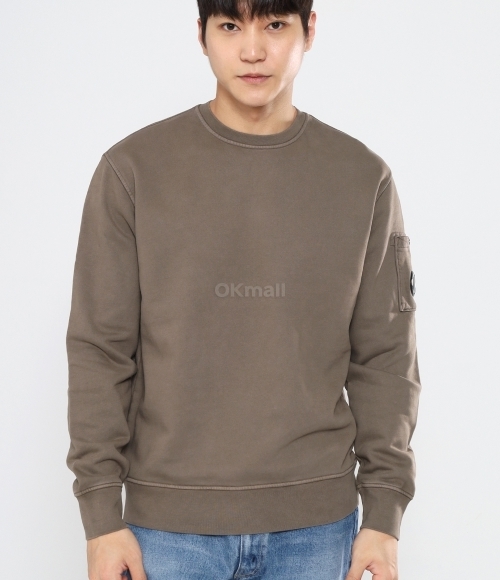 CP COMPANY｜SWEATSHIRTS (17CMSS060B 006372R 359) CP COMPANY]Brushed Emerized Diagonal Fleece Crew Neck