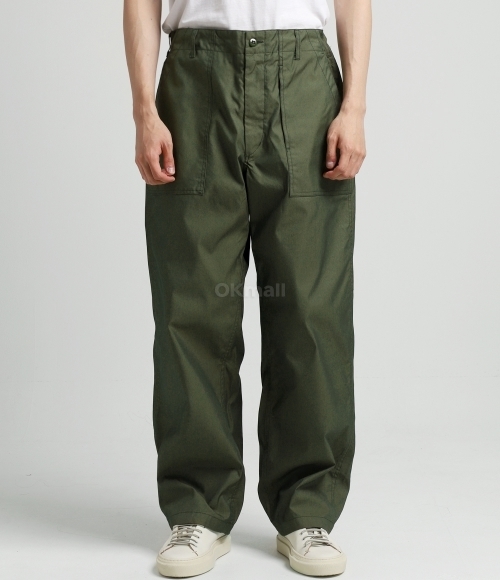 パンツ Fatigue Pant - CP Weather Poplin Engineered Garments Fatigue Pant Olive CP Weather Poplin
