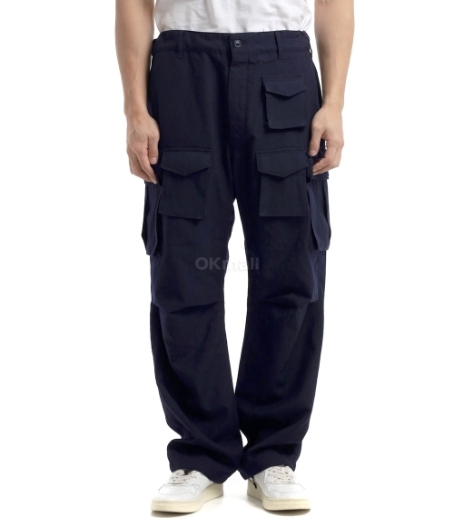 Engineered Garments]FA Pant Dk.Navy Wool Uniform Serge (24F1F016