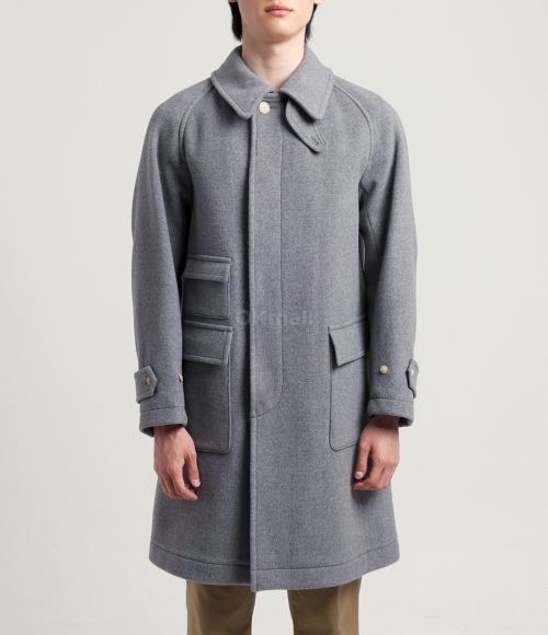 極美品★KAPTAIN SUNSHINE TRAVELLER COAT38 Kaptain Sunshine Traveller Coat Top Grey | Cultizm