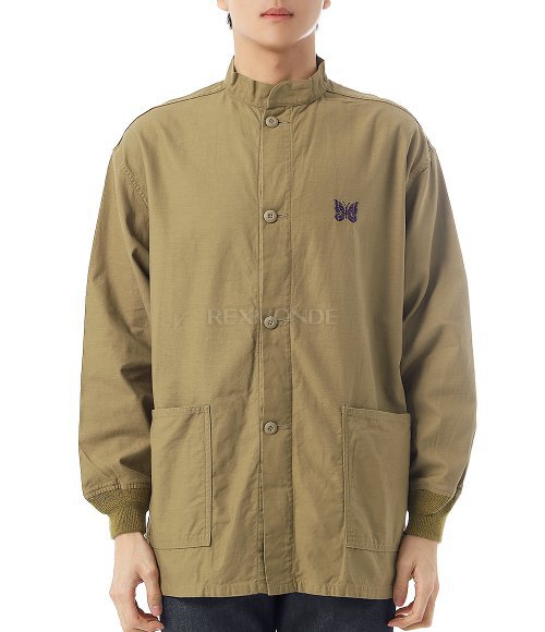 NEEDLES]S.C. Army Shirt BackSateen - Mocha (PU239) | 렉스몬드
