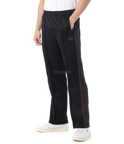 NEEDLES]Track Pant Poly Smooth - Black (PU273) | 오케이몰