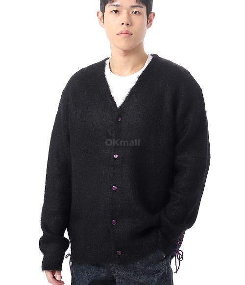 NEEDLES]EP Mohair Cardigan Solid - BLACK (PU314) | 오케이몰