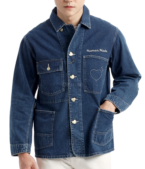 HUMAN MADE]DENIM COVERALL JACKET (HM28JK002 IN) | 오케이몰
