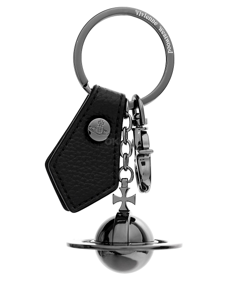 Vivienne Westwood｜ (MIRROR HEART ORB (8203011WU OM0014 Black Keyring Mirror Heart Orb Vivienne Westwood - Vitkac GB