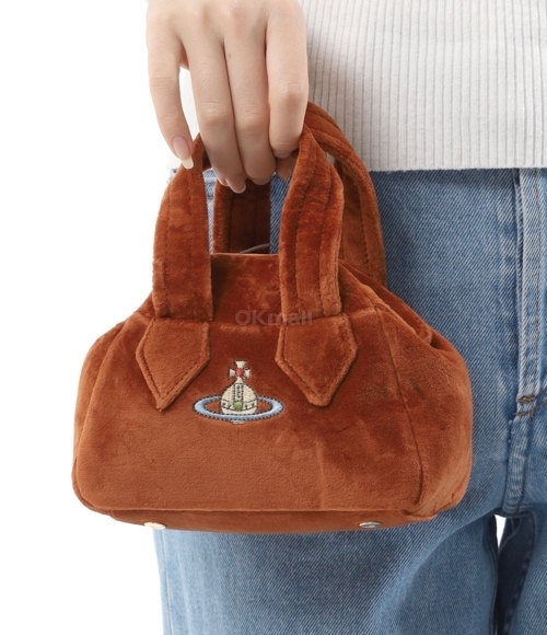 【即発】Vivienne Westwood バッグ 47030007W W00ZL F410 Vivienne Westwood Archive Velvet Mini Crossbody bag velvet