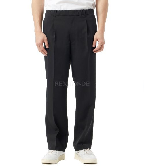 GOLDWIN]One Tuck Straight Pants (GL74358-BK) | 렉스몬드