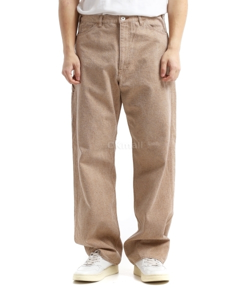 AURALEE]WASHED ORGANIC CANVAS PANTS LIGHT BROWN (A24AP04HG