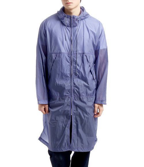 AURALEE]WASHED SUPER LIGHT AIRY NYLON COAT LIGHT PURPLE (A24AC01SN