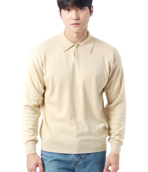 トップス AURALEE 23SS CASHMERE SILK KNIT POLO Auralee Cashmere Silk Wool Knit Polo Light Beige – Très Bien