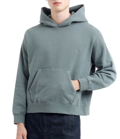 VISVIM]JUMBO SB HOODIE P.O. DMGD (U.D.) (0124205010019 GREEN