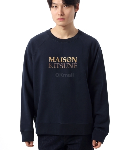 MAISON KITSUNE]GRADIENT MAISON KITSUNE OVERSIZE SWEATSHIRT