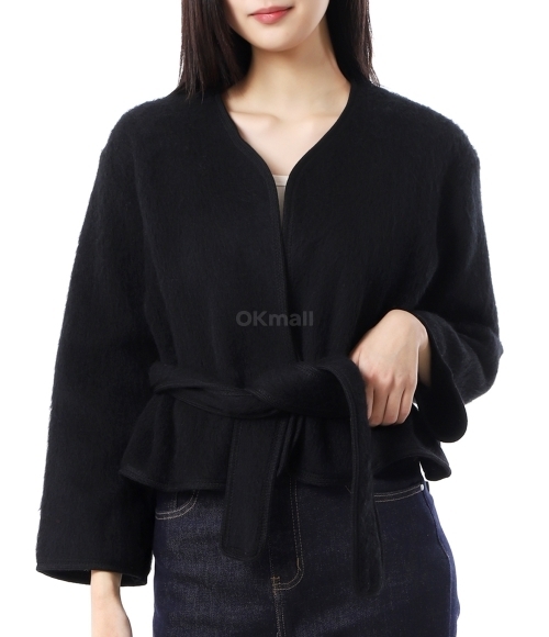Baserange]Capas Jacket in Black (JACA-WO-WI24) | 오케이몰