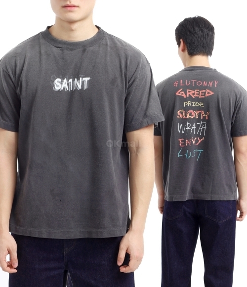 新作【SAINT Mxxxxx】SS TEE/SEVEN DEADLY セント マイケル - ©️SAINT Mxxxxxx | SS TEE/SEVEN | RESTIR